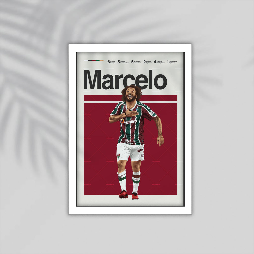 Marcelo Football Framed Poster