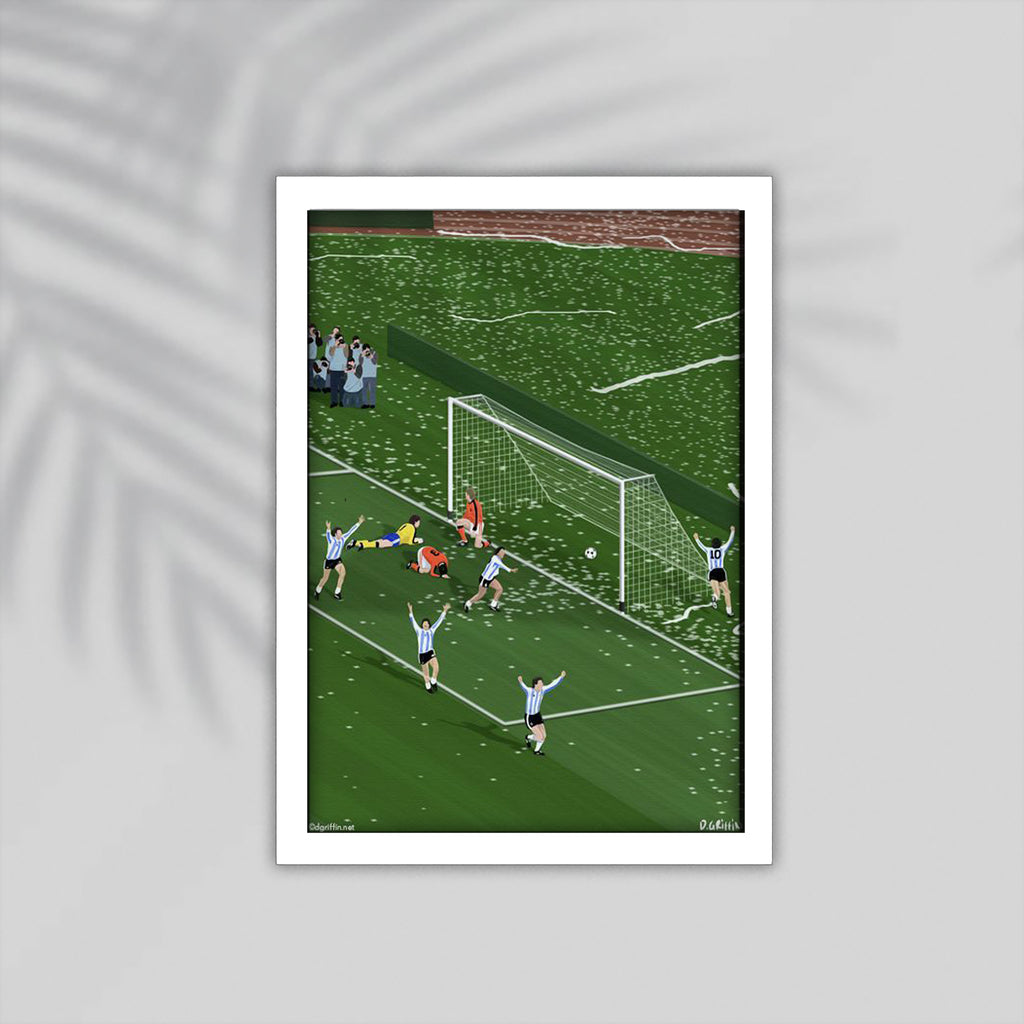 Goal Football Framed Poster