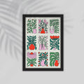Vases Flower Framed Poster