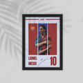 Messi Football Framed Poster
