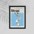 Messi Football Framed Poster