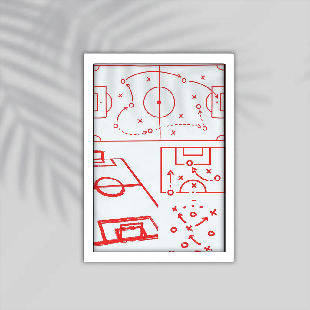 Plan Football Framed Poster