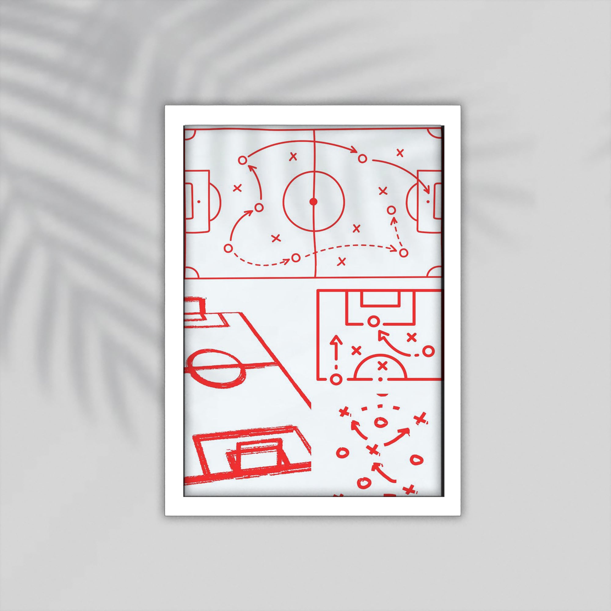 Plan Football Framed Poster