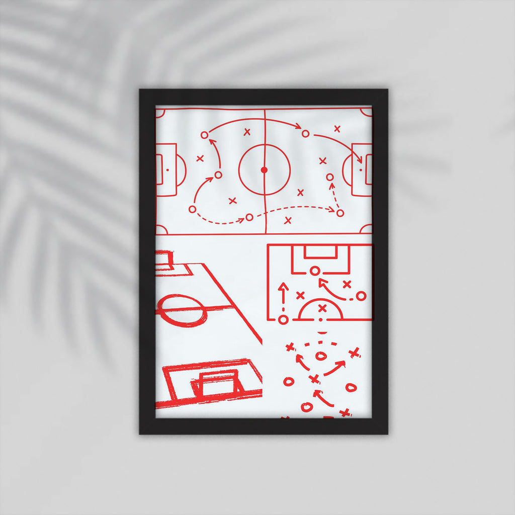 Plan Football Framed Poster