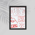 Plan Football Framed Poster