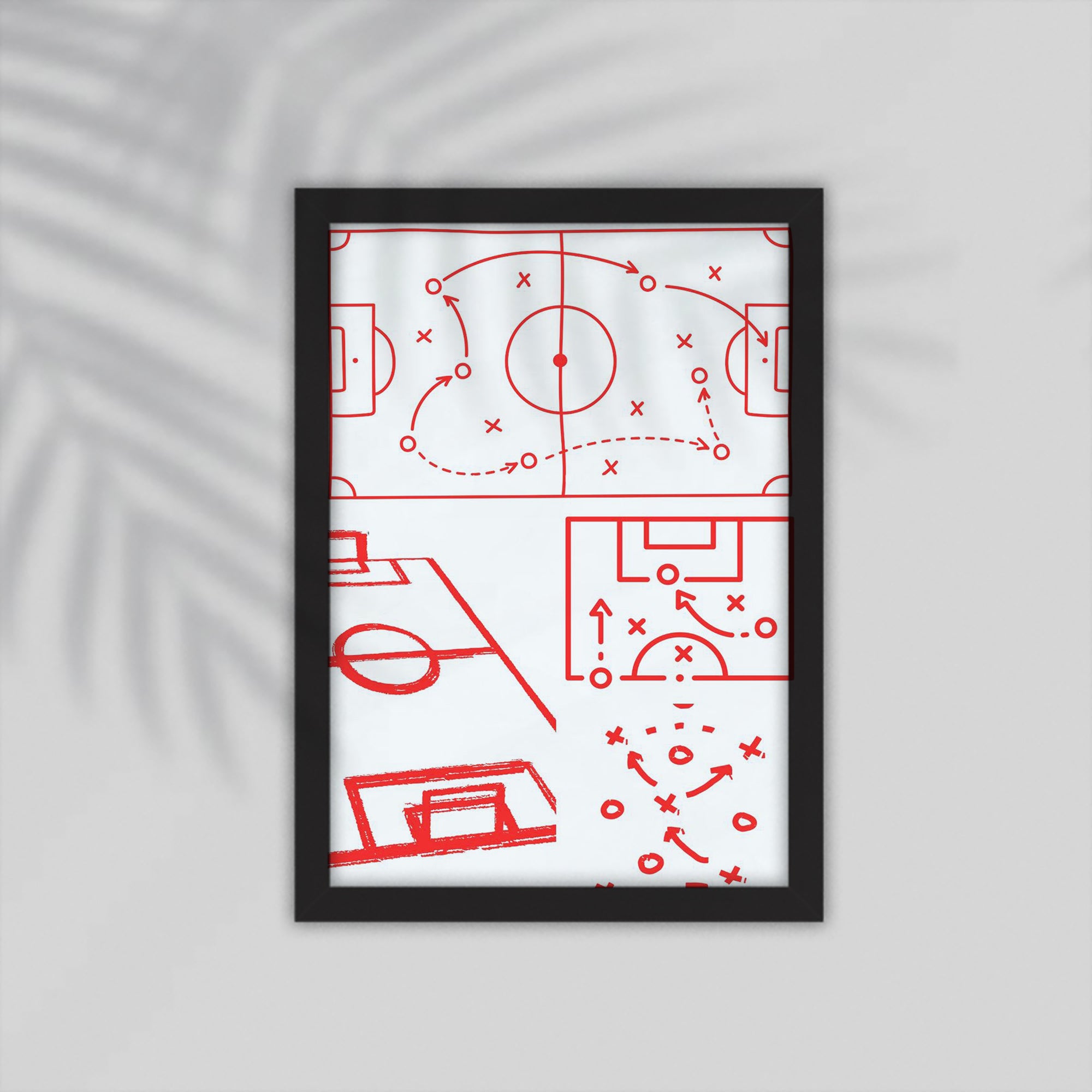 Plan Football Framed Poster