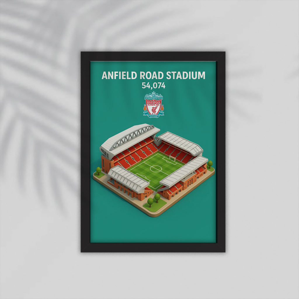 Anfiled Football Framed Poster