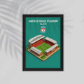 Anfiled Football Framed Poster
