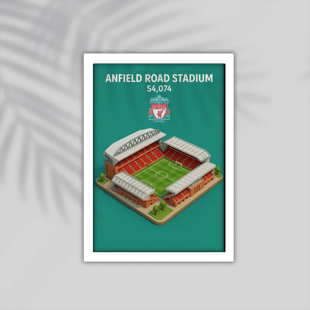 Anfiled Football Framed Poster