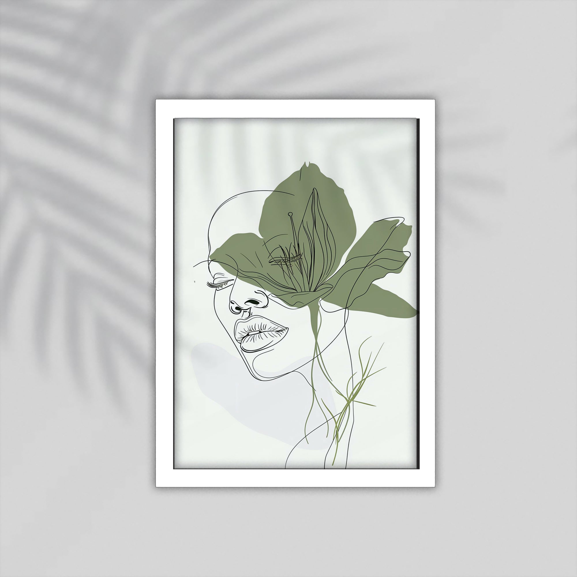Girl Simple drawings Framed Poster