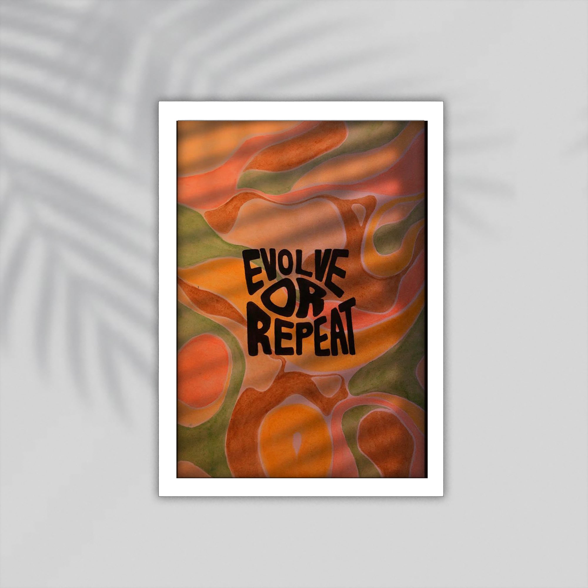 Evlove English Framed Poster