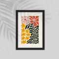 Simple Flower Framed Poster