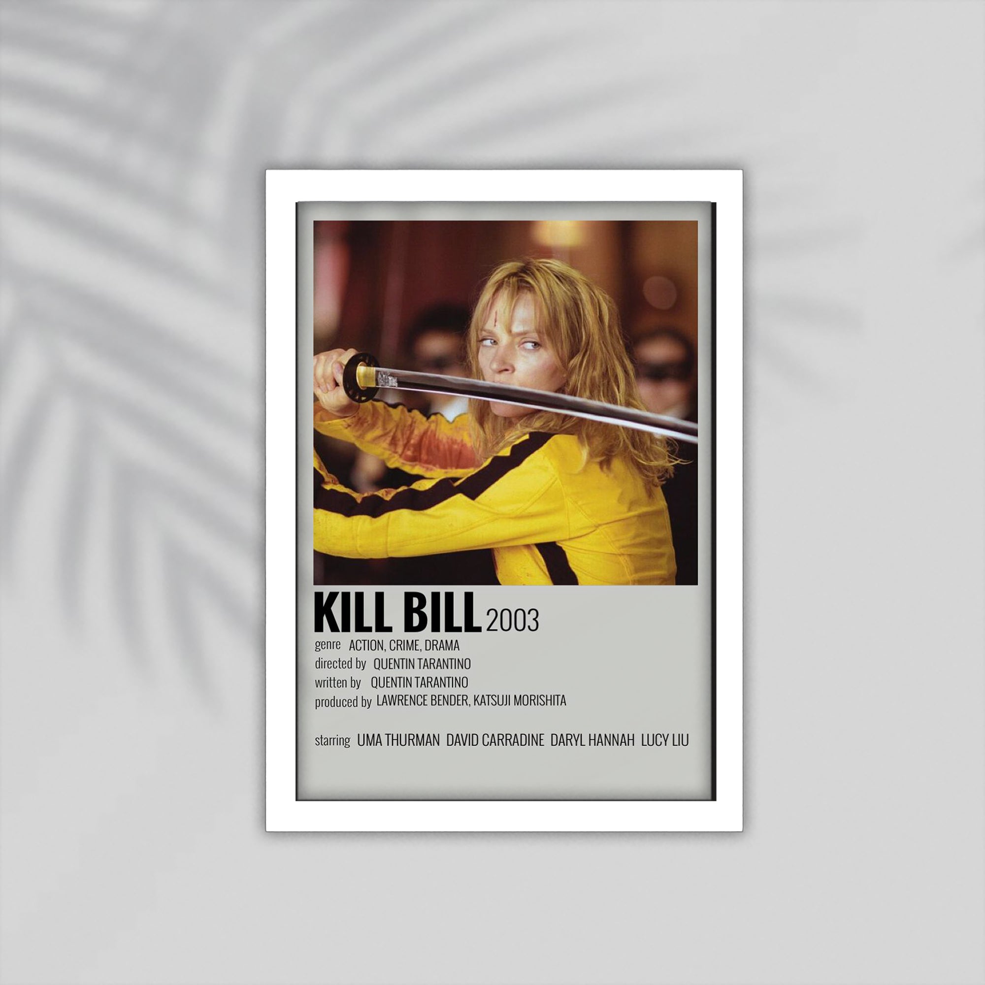 Killbill Film Framed Poster