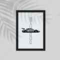Fast Car Framed Poster