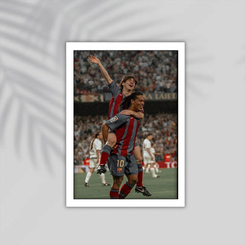 Barca Football Framed Poster