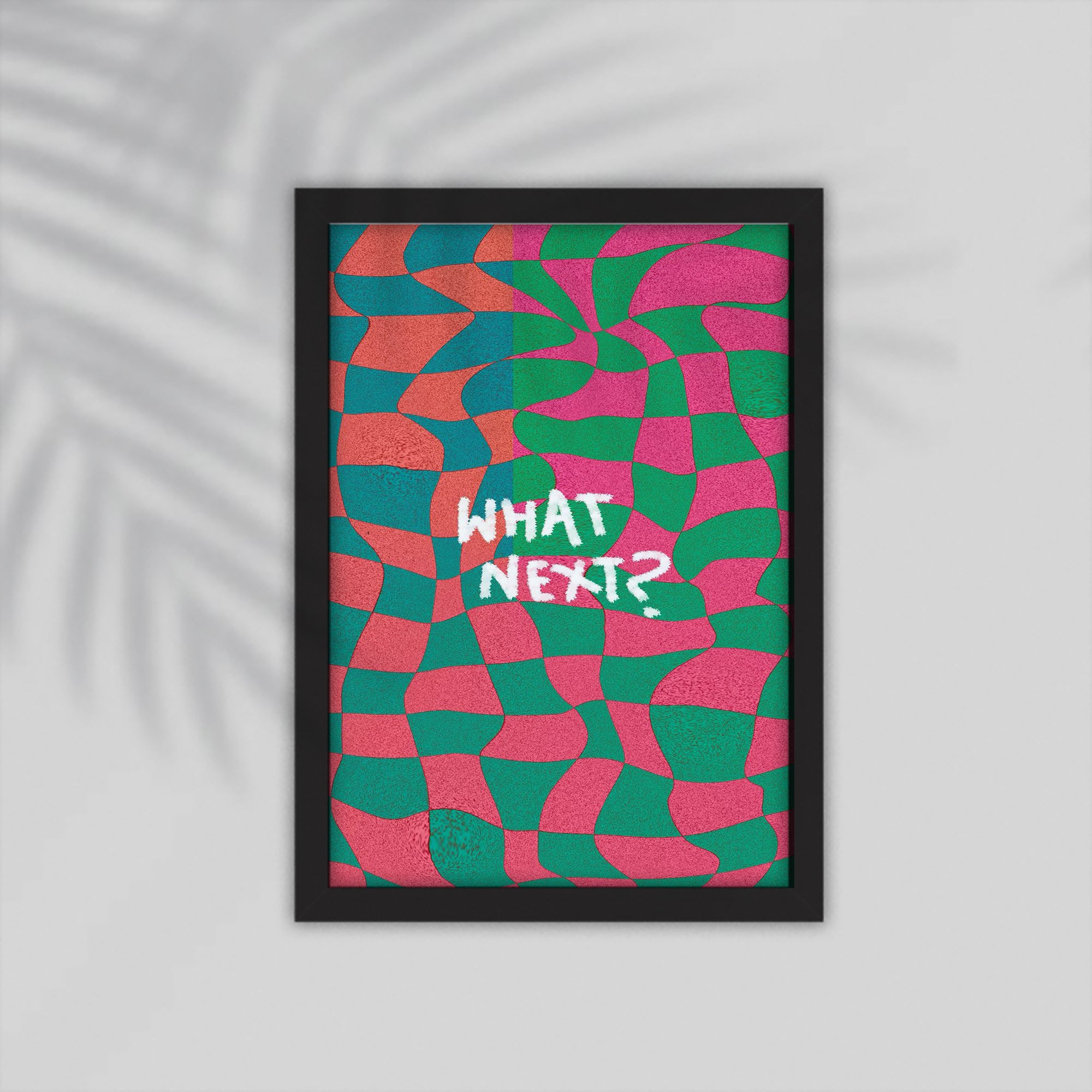 What Next English Framed Poster