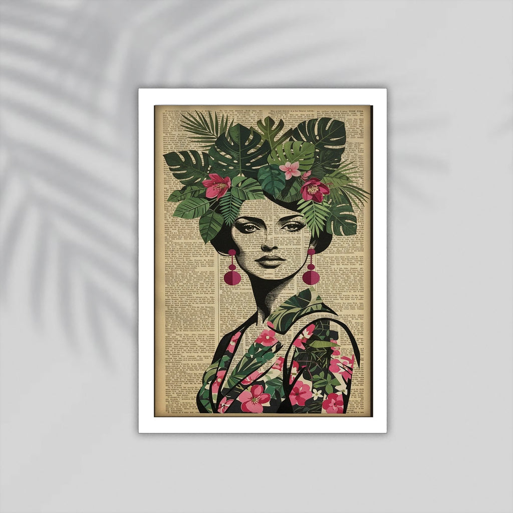 Girl Art Framed Poster