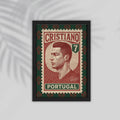 Cristiano Football Framed Poster