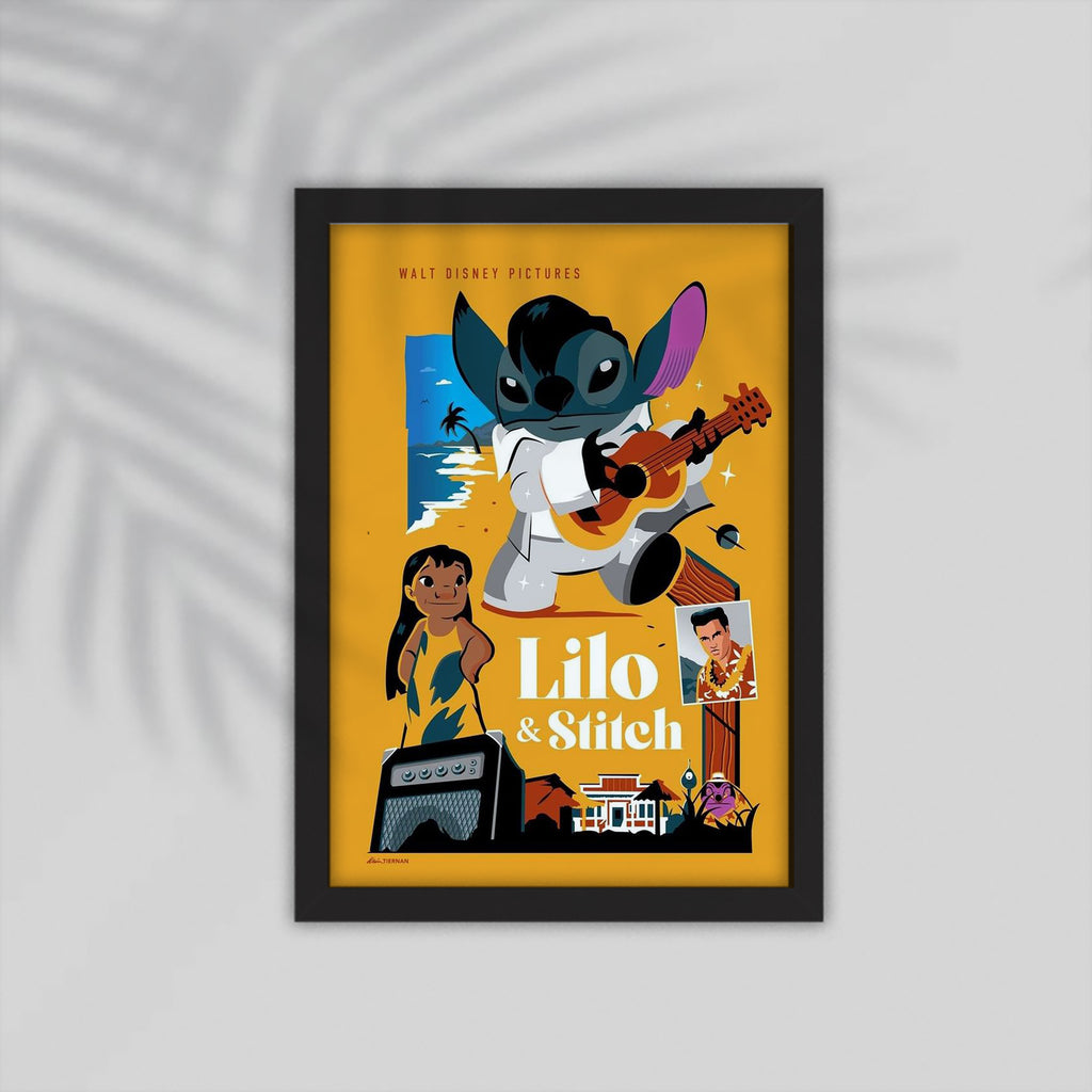 Lilo Cartoon Framed Poster