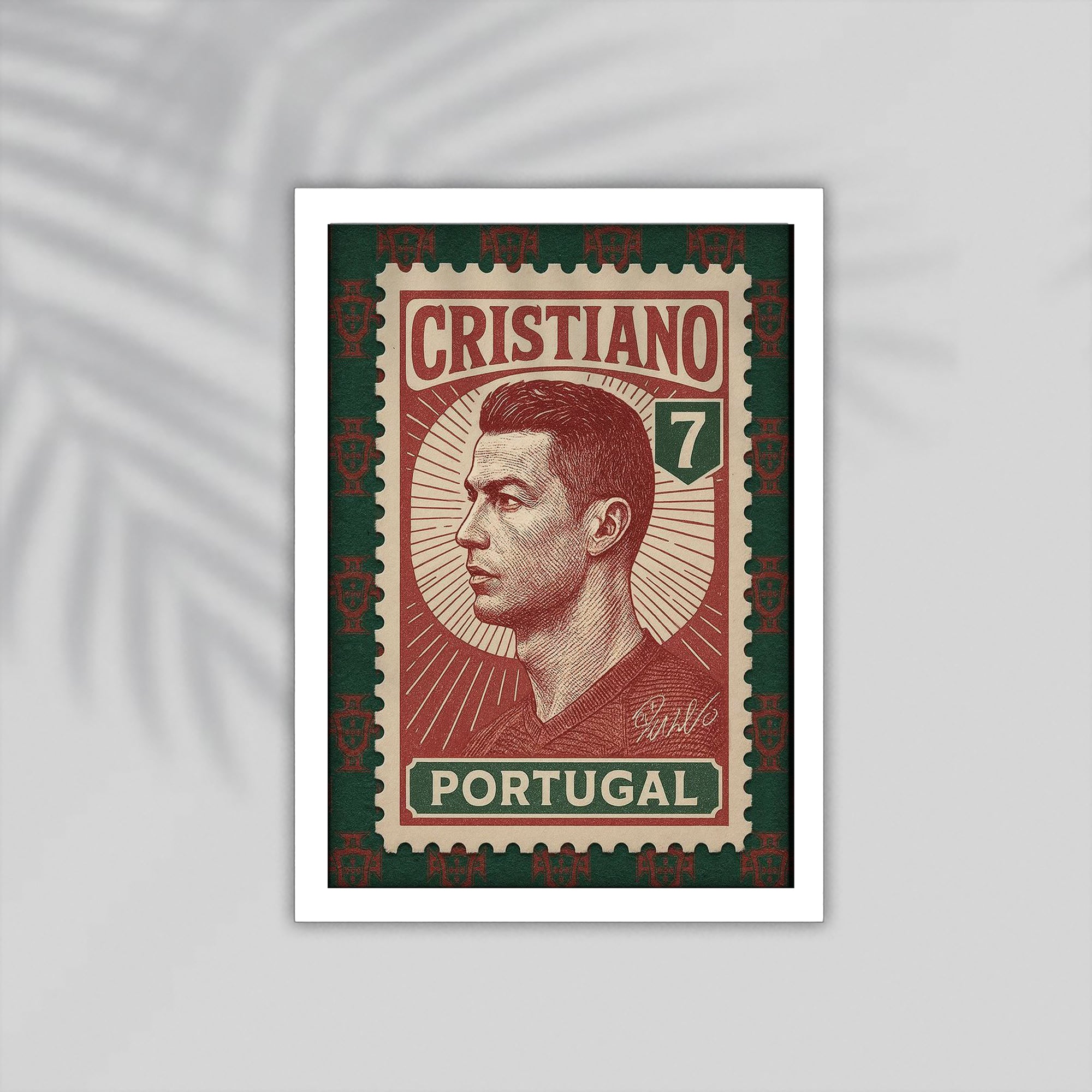 Cristiano Football Framed Poster