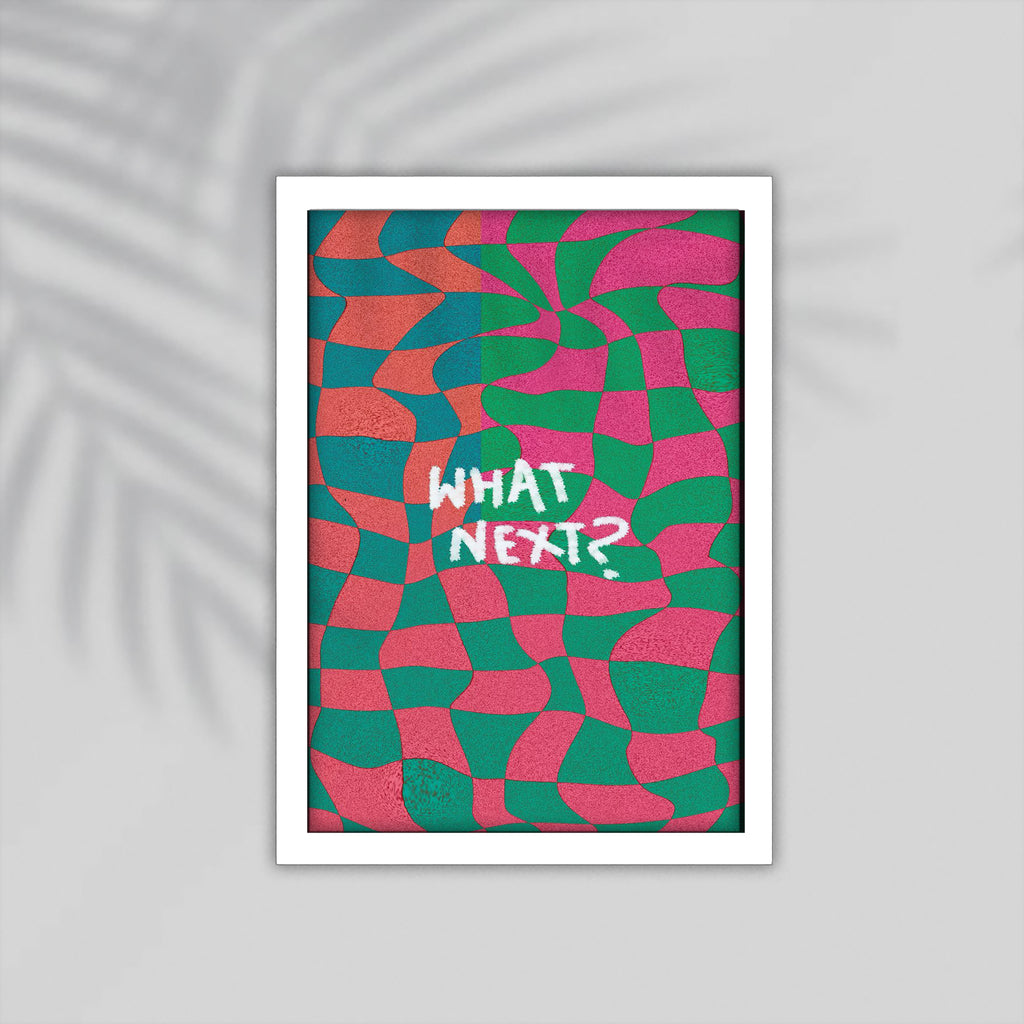 What Next English Framed Poster