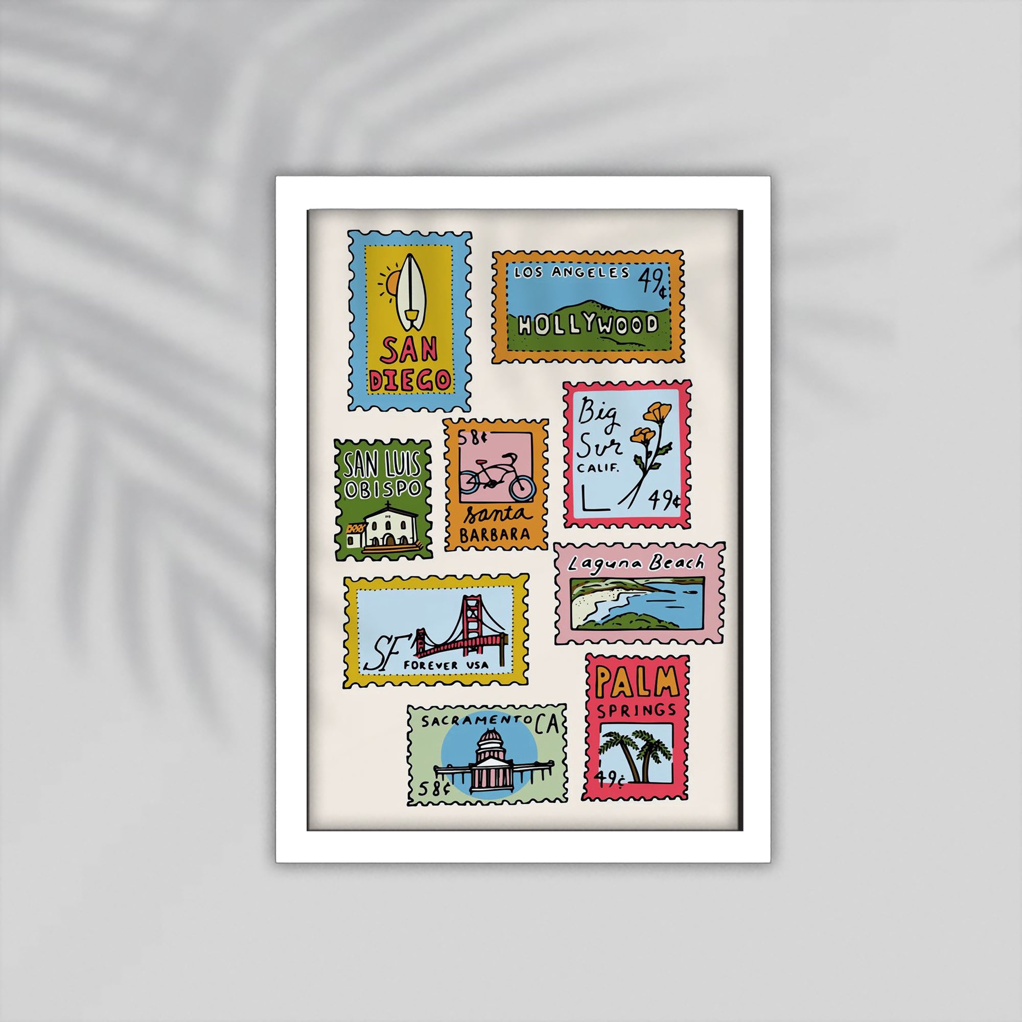 Tickets Flower Framed Poster