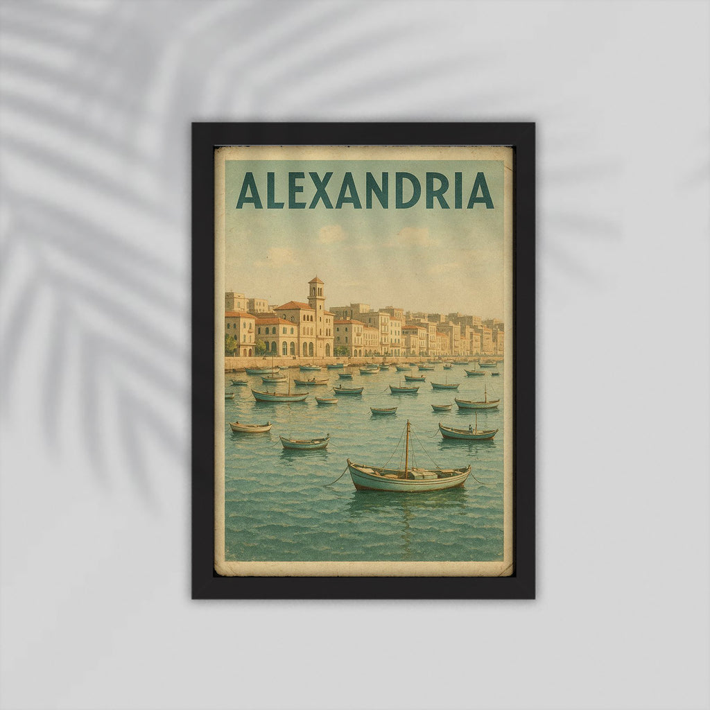 Alexandria Arabic Framed Poster