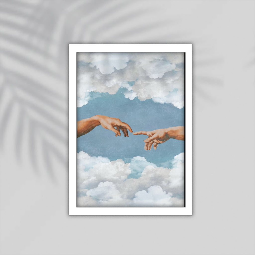 Hand Art Framed Poster