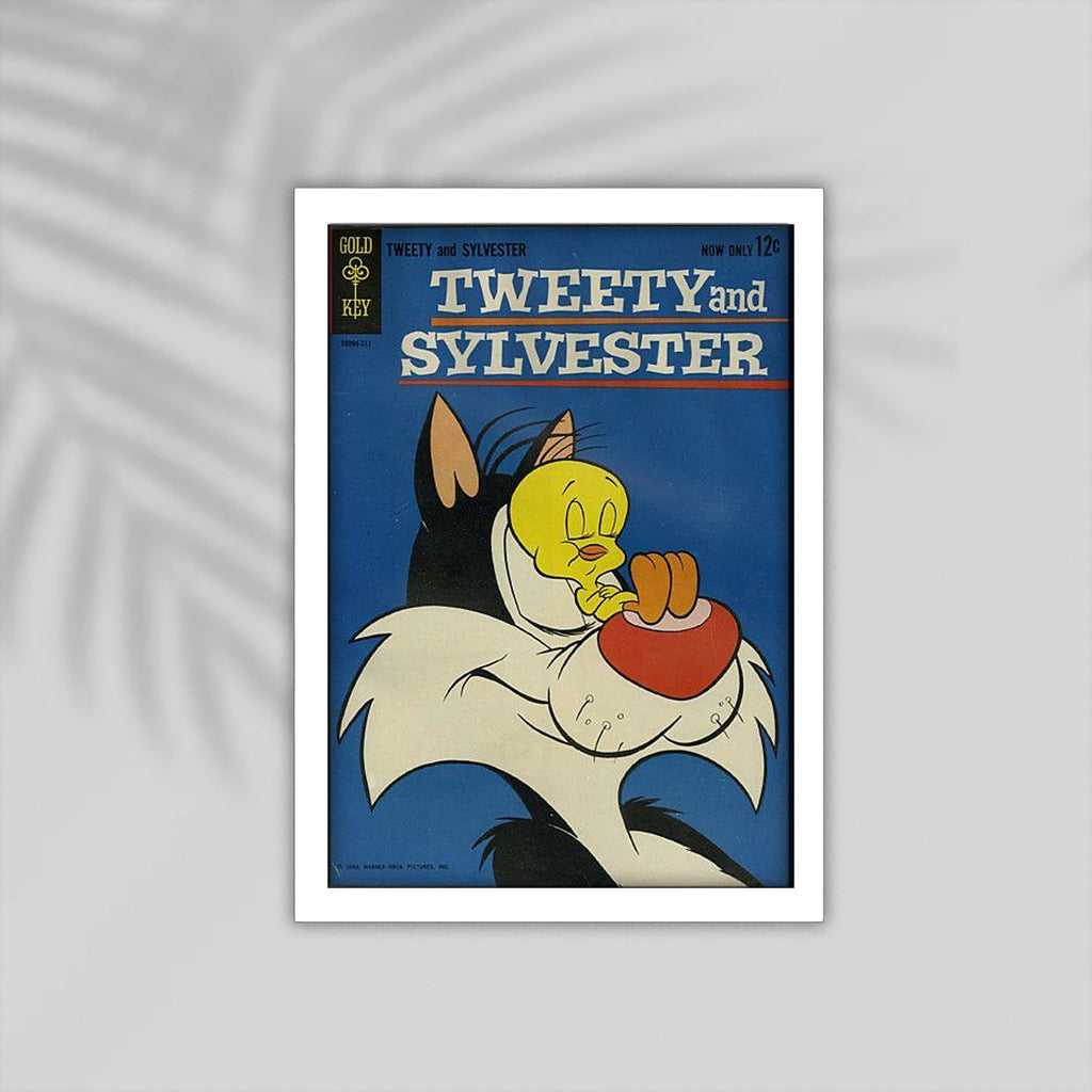 Twetty Cartoon Framed Poster