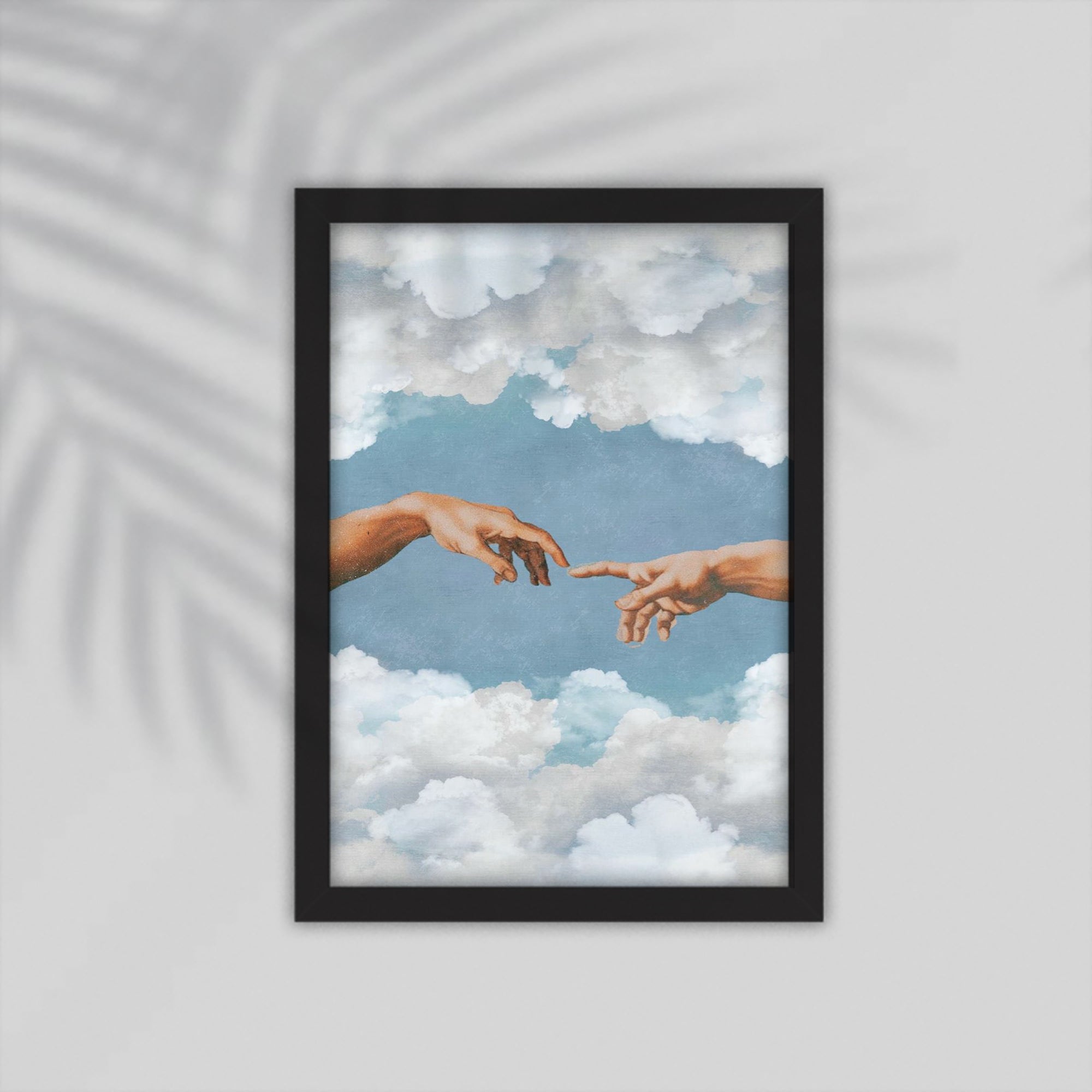 Hand Art Framed Poster
