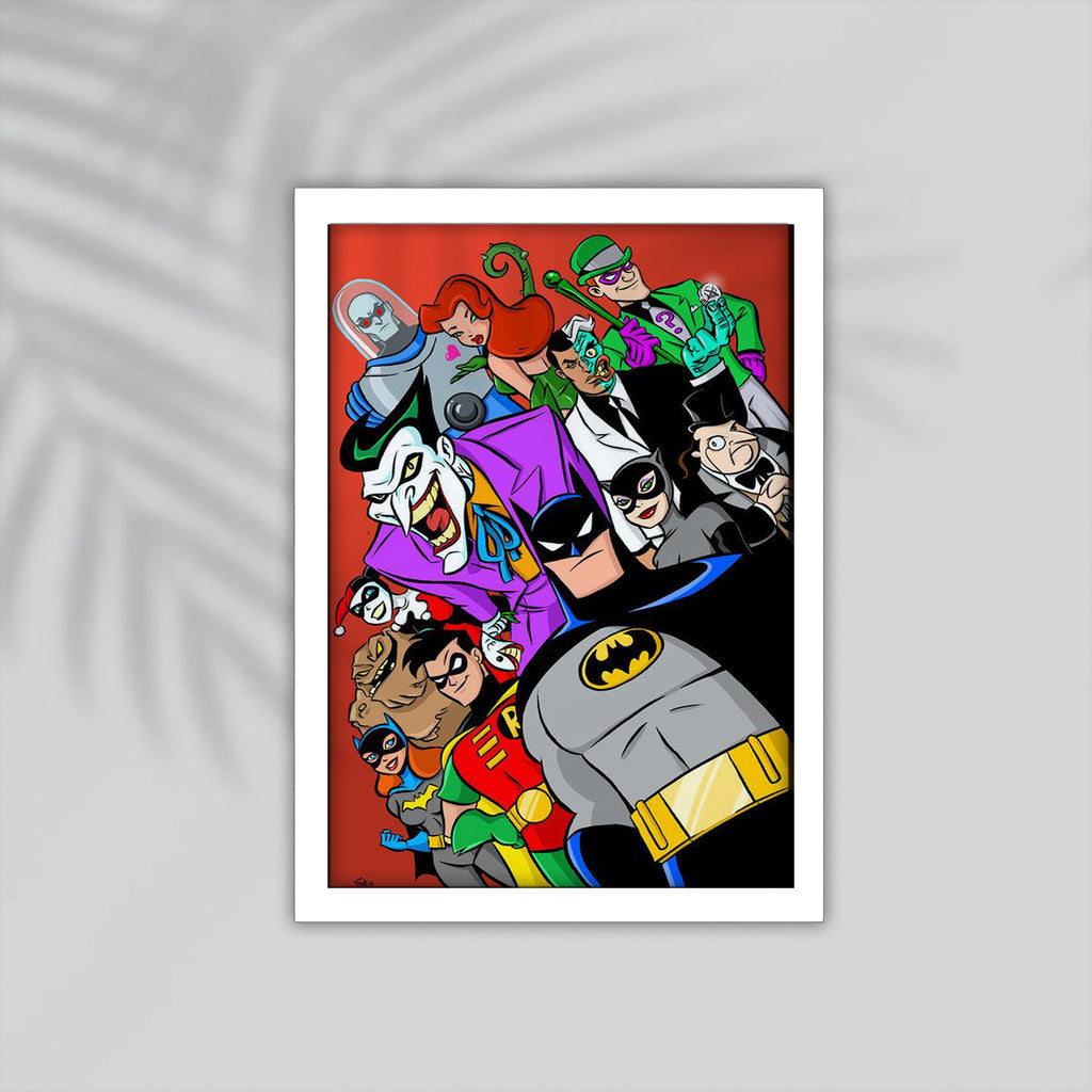 DC Superhero Framed Poster