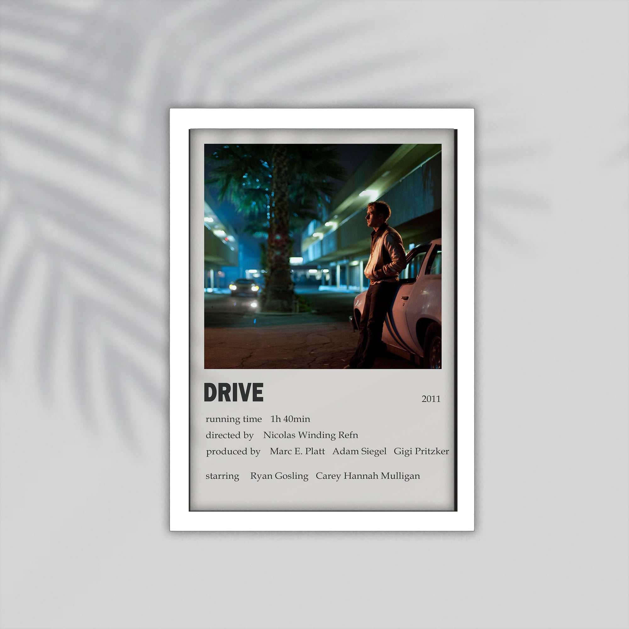 Drive Film Framed Poster