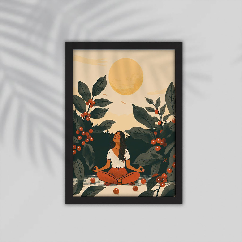 Flower Girl Art Framed Poster