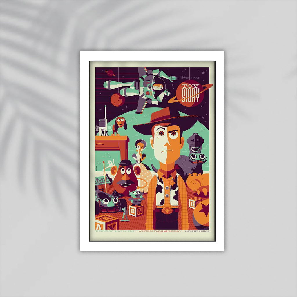 Toy Story Cartoon Framed Poster