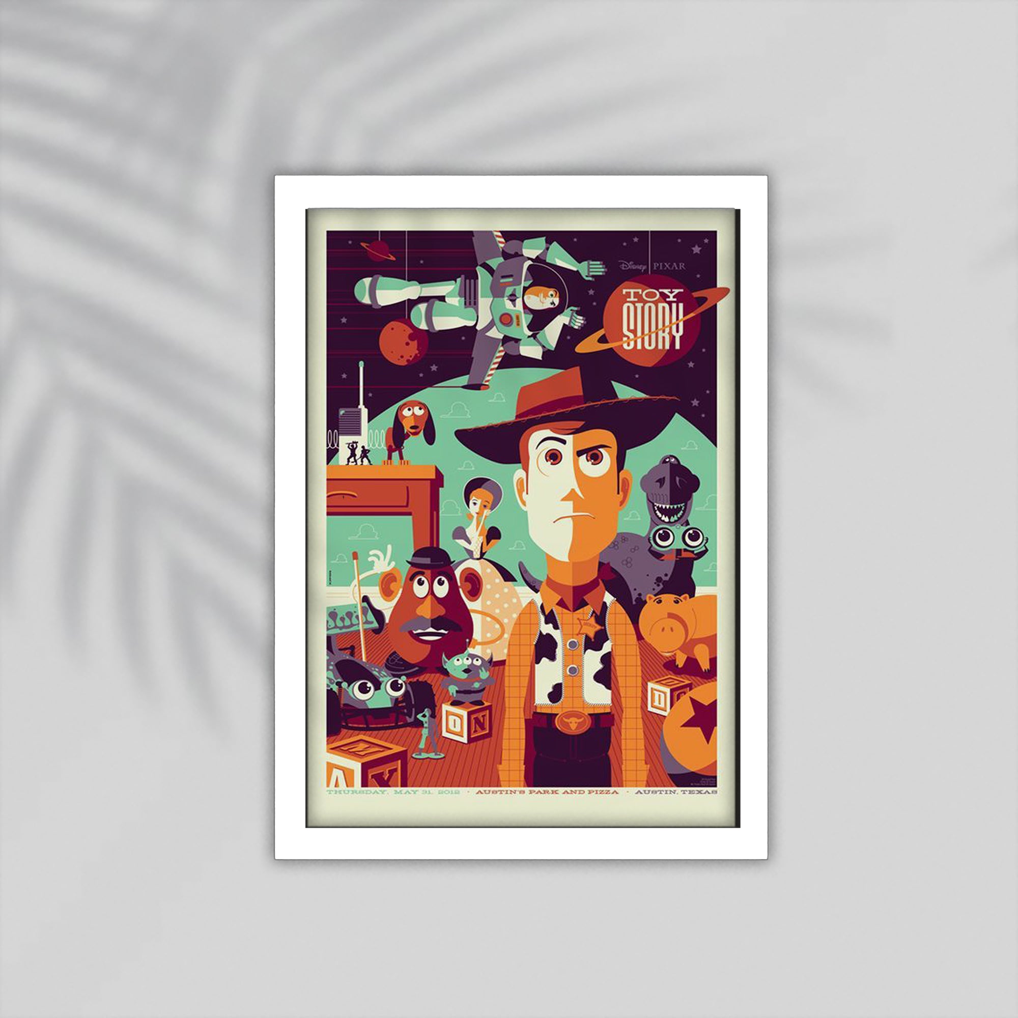 Toy Story Cartoon Framed Poster