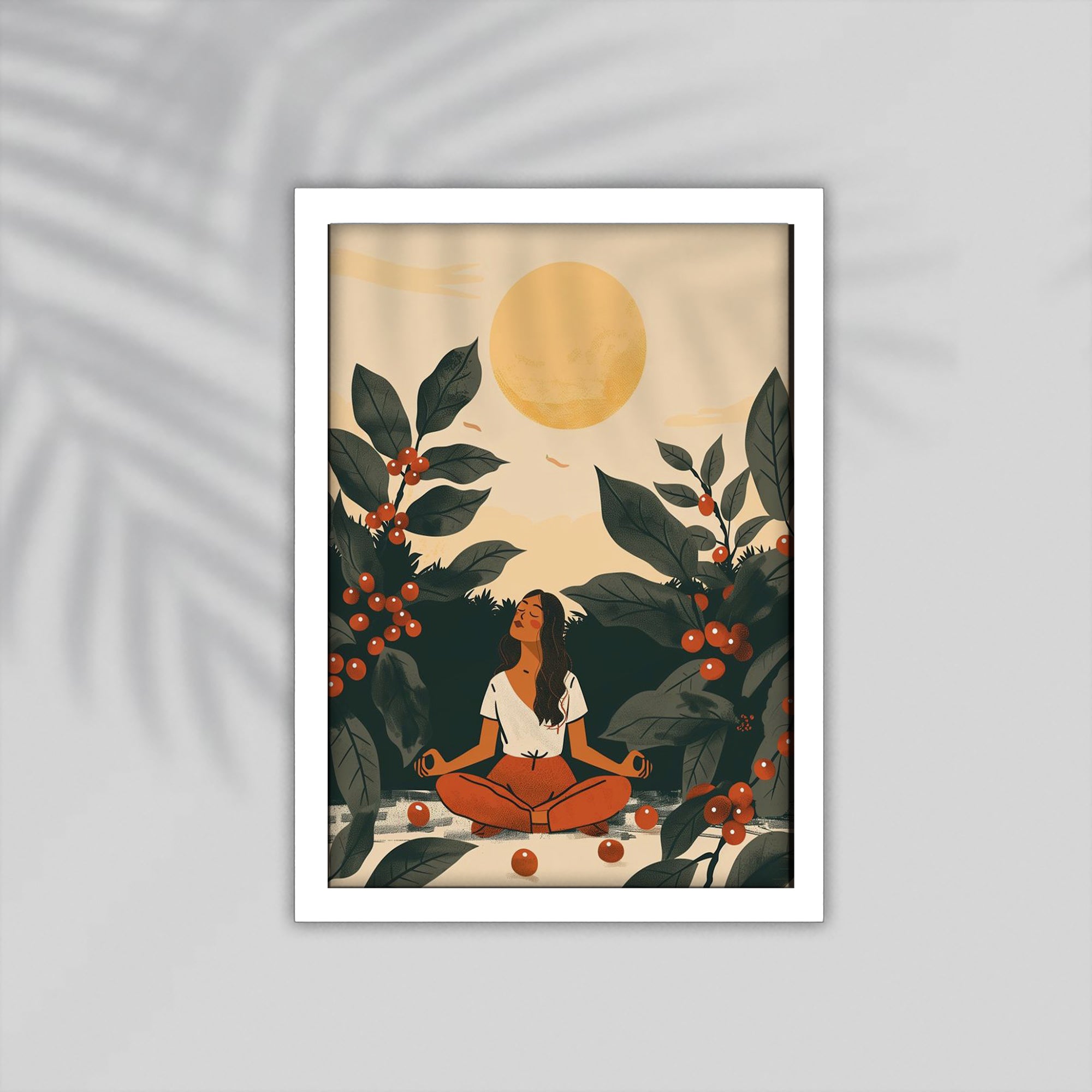Flower Girl Art Framed Poster