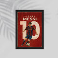 Messi Football Framed Poster