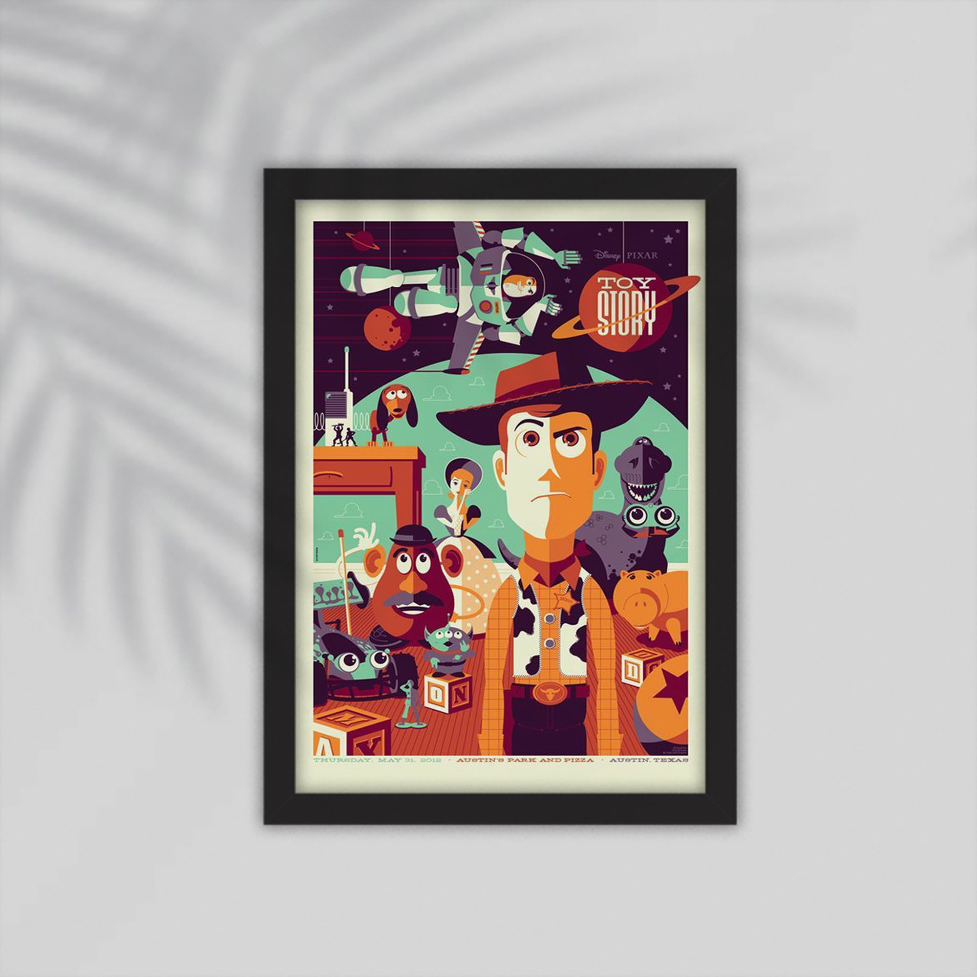 Toy Story Cartoon Framed Poster